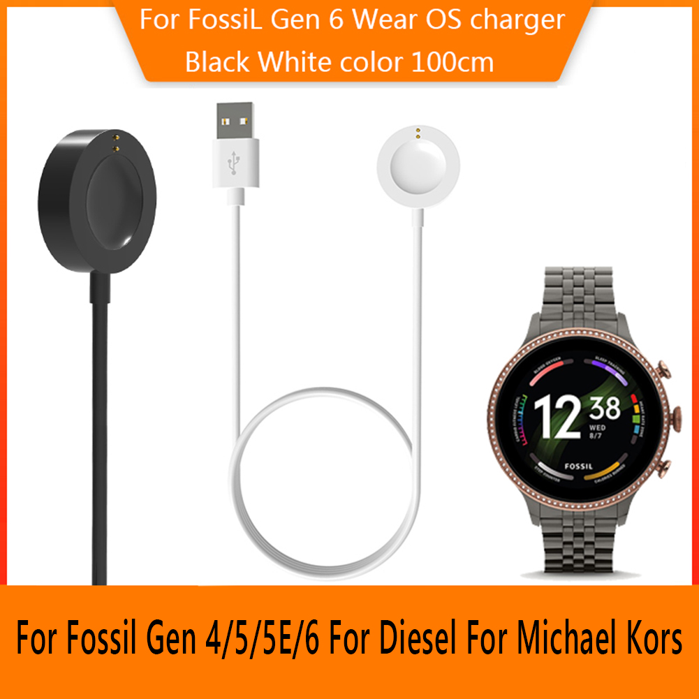 Fossil Watches Smartwatch Gen 5 - スマートウォッチ充電ケーブル Fossil Gen6/Gen5/Gen4/Venture/Explorer/Diesel Sport Watch用 マグネット式充電器