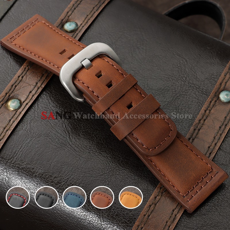 Watches Rolex Smartwatch - 28 ミリメートルヴィンテージレザー時計バンドカーフスキン腕時計ブレスレットスマートウォッチストラップセイコー用ロレックスユニバーサルビジネス男性女性ベルト