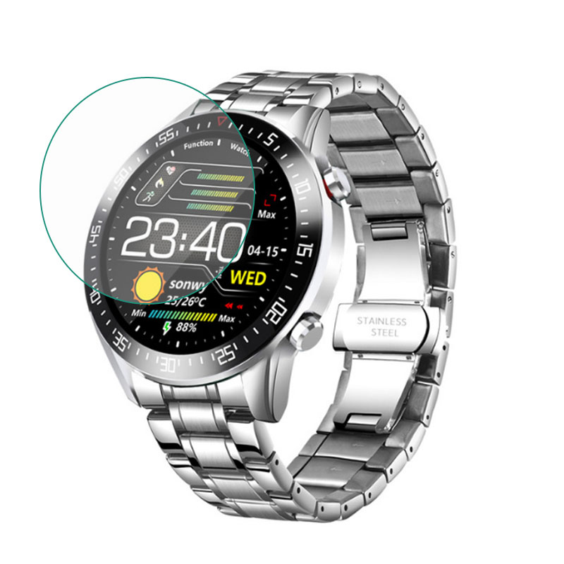Smartwatch Watches For Mens - Tpu-男性用のコネクテッドウォッチ保護ケース,スマートウォッチ用の柔らかく透明なTPUストラップ,心拍数モニター保護アクセサリー,5個,2021
