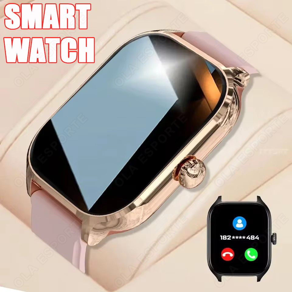 Smartwatch Watches Gift For Women - Android/iOS対応スマートウォッチ 1.83インチHDディスプレイ BT通話 メッセージ通知 音楽 スポーツモード
