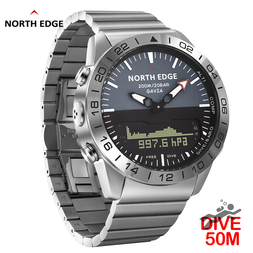 NORTH EDGE メンズ ダイブウォッチ ミリタリー ア - Smartwatch Watches For Mens のレビューと価格
