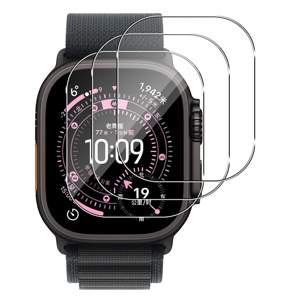 Apple Watch Ultra 3 49mm用強化ガラス - Apple Watch Band のレビューと価格