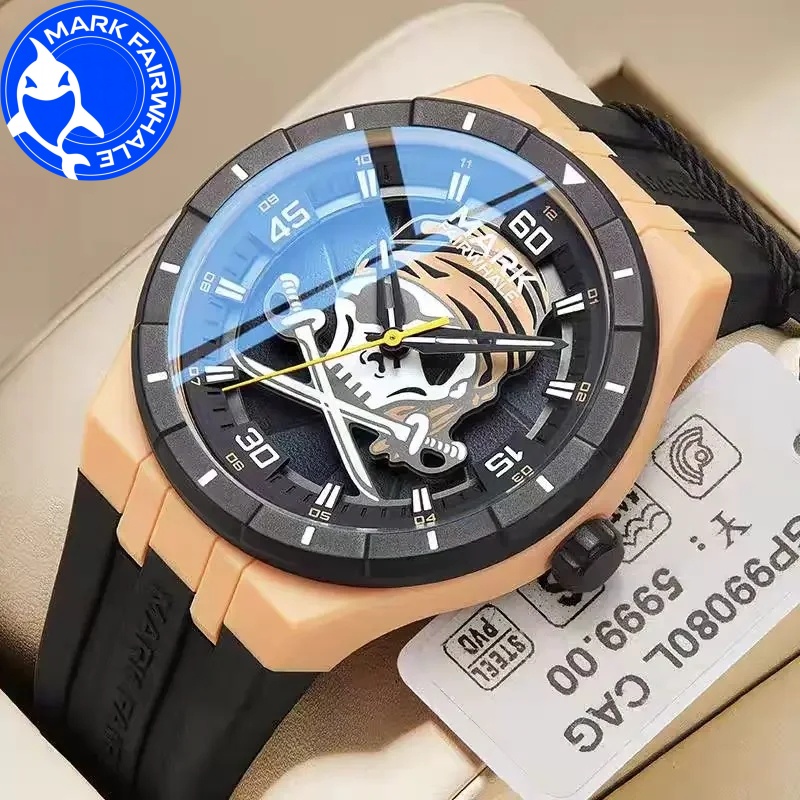 マークフェアホエール腕時計男性用 5040 樹脂ケーストレン - Analog Quartz Watch のレビューと価格