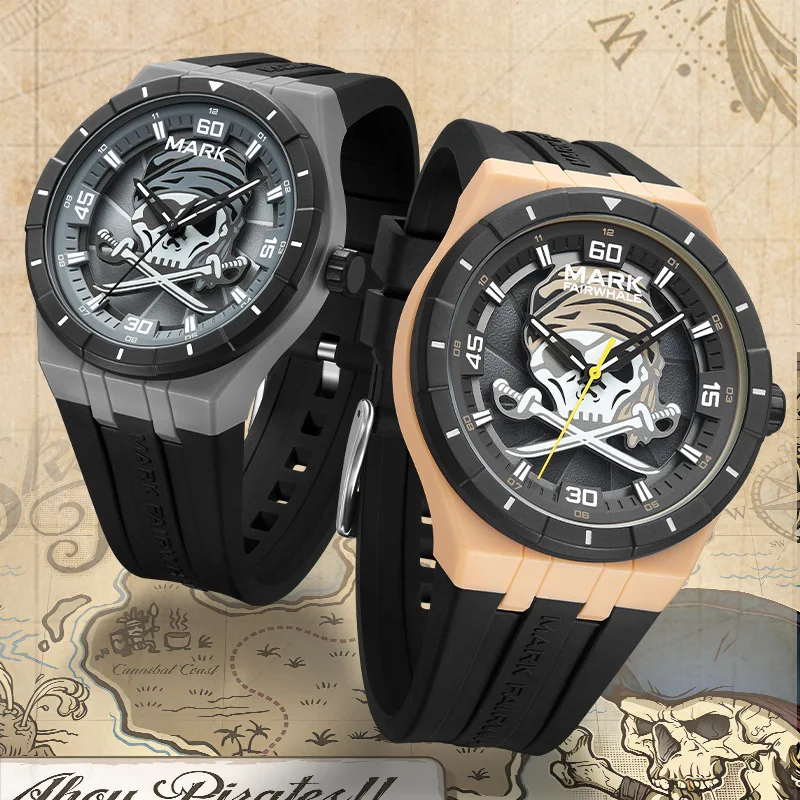 マークフェアホエール腕時計男性用 5040 樹脂ケーストレン - Analog Quartz Watch のレビューと価格
