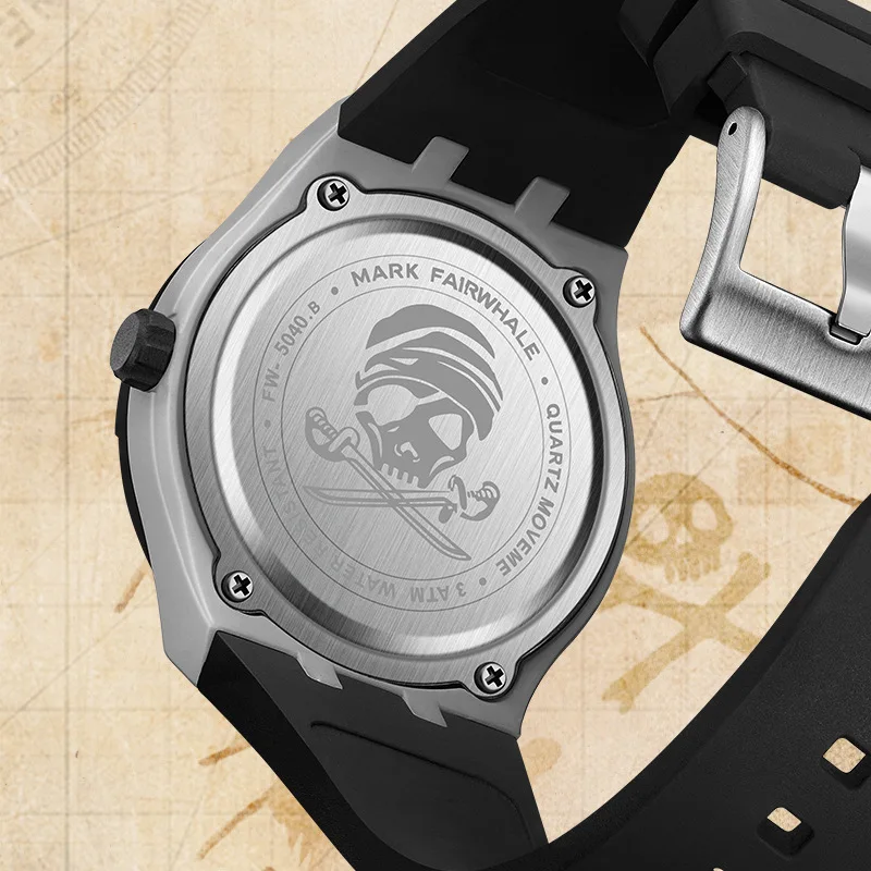 マークフェアホエール腕時計男性用 5040 樹脂ケーストレン - Analog Quartz Watch のレビューと価格