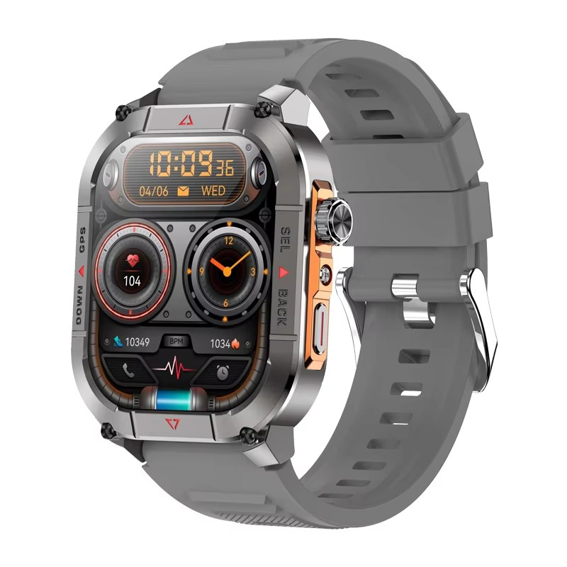 新型HK84メンズスマートウォッチ AMOLED アウトドア - Smartwatch Watches For Mens のレビューと価格
