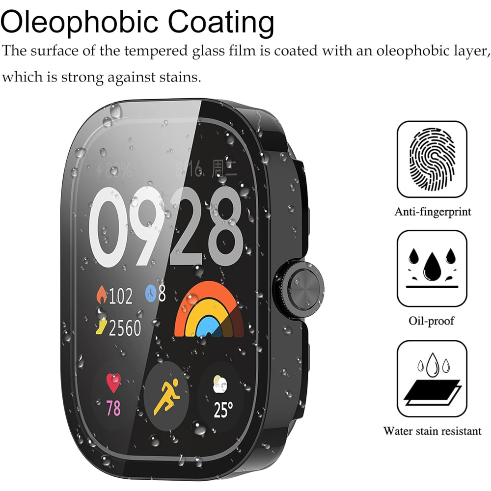 強化ガラス + ケース Xiaomi Redmi Watch - Smartwatch Watches For Mens のレビューと価格