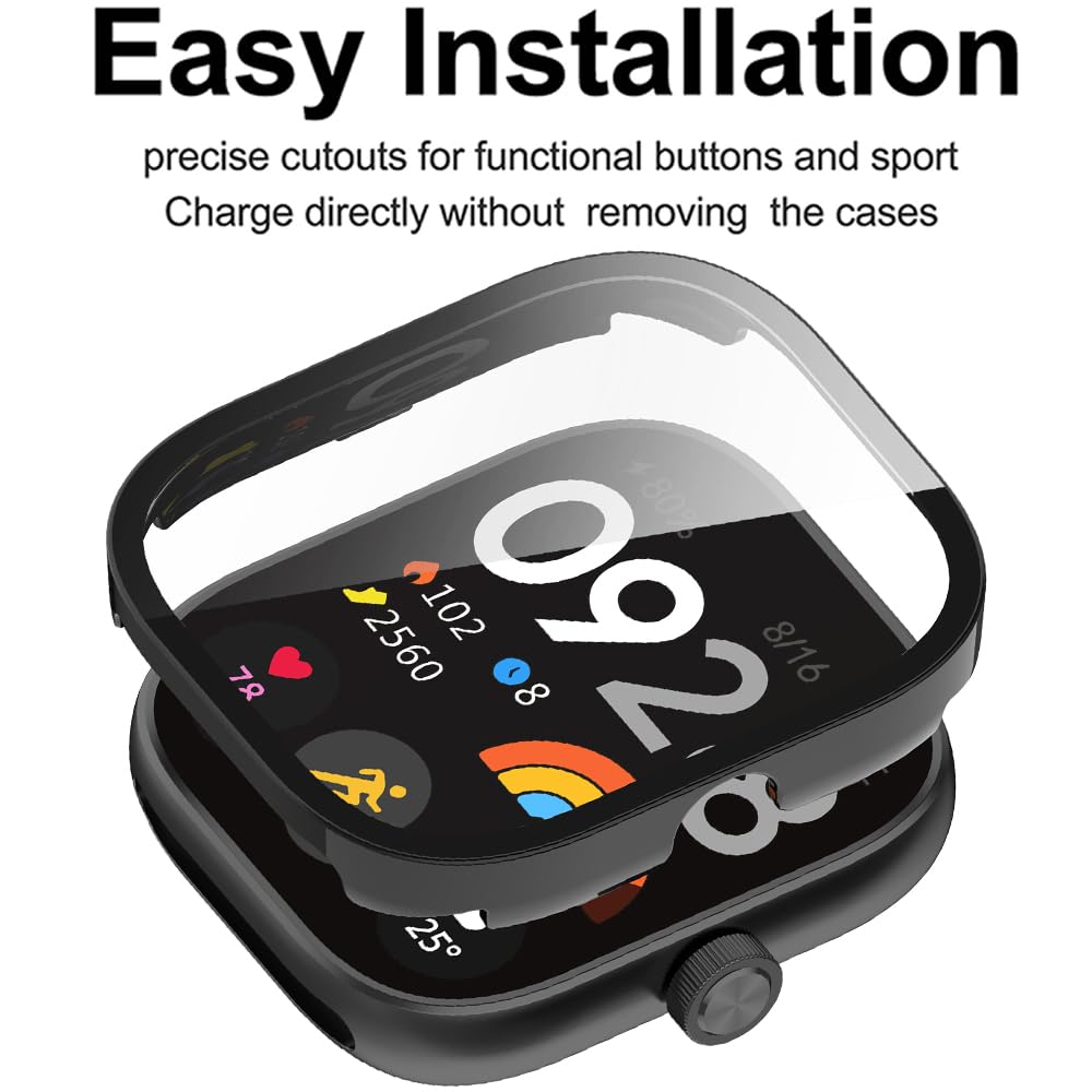 強化ガラス + ケース Xiaomi Redmi Watch - Smartwatch Watches For Mens のレビューと価格
