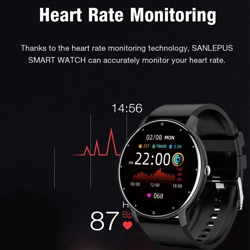 LIGE 2026新型スマートウォッチ メンズ フルタッチス - Smartwatch Watches For Mens のレビューと価格
