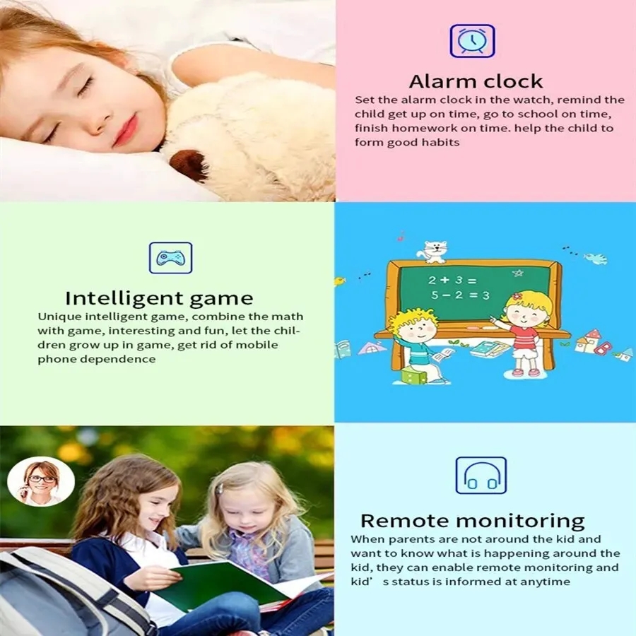 2026年新型2G SIMカード対応キッズスマートウォッチ、 - Smartwatch Watches Gift For Boys On Birthday のレビューと価格