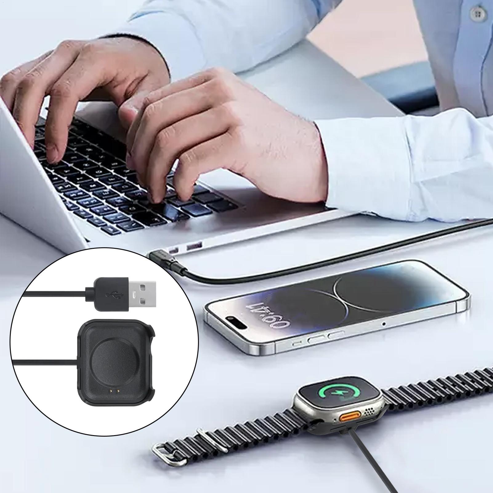 1PC スマートウォッチ磁気充電器 USB 充電ケーブルドッ - Smartwatch Watches For Mens のレビューと価格