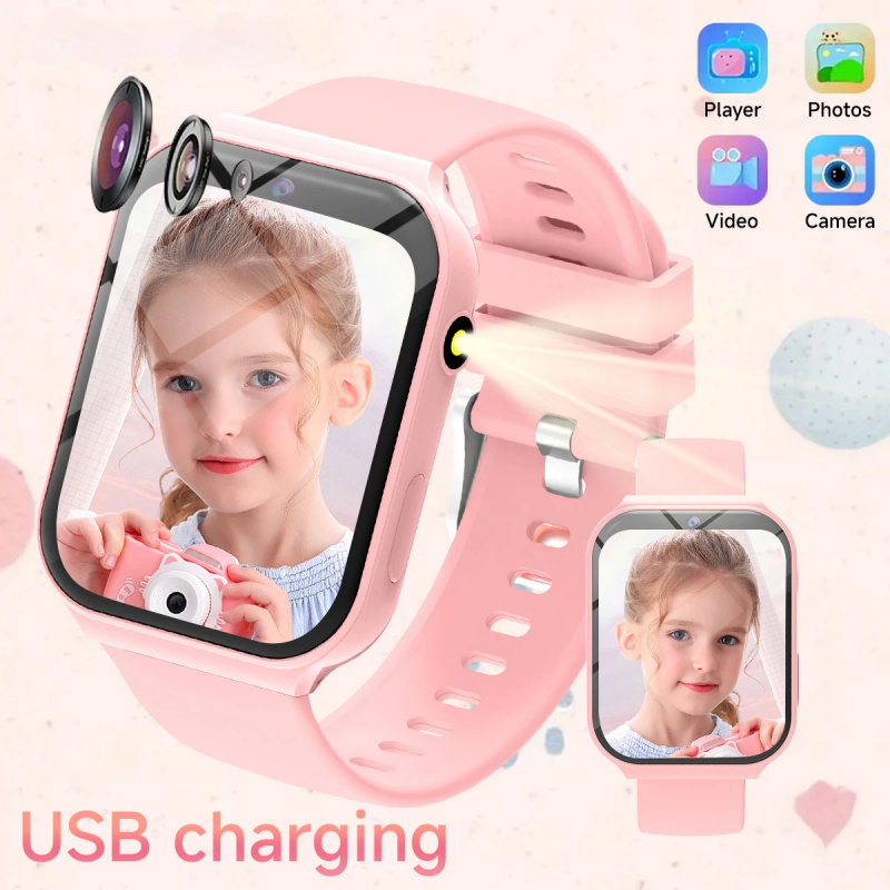 新しいスマートウォッチ子供用睡眠モニタリングHDカメラインテ - Smartwatch Watches Gift For Boys On Birthday のレビューと価格