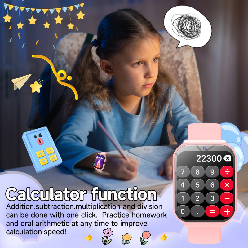 新しいスマートウォッチ子供用睡眠モニタリングHDカメラインテ - Smartwatch Watches Gift For Boys On Birthday のレビューと価格