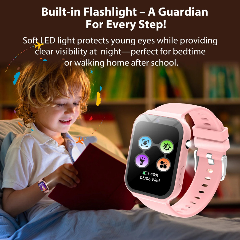 新しいスマートウォッチ子供用睡眠モニタリングHDカメラインテ - Smartwatch Watches Gift For Boys On Birthday のレビューと価格