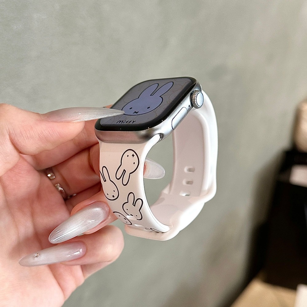 かわいいミッフィーウサギの漫画風ウォッチバンド、Apple  - Apple Watch Band のレビューと価格