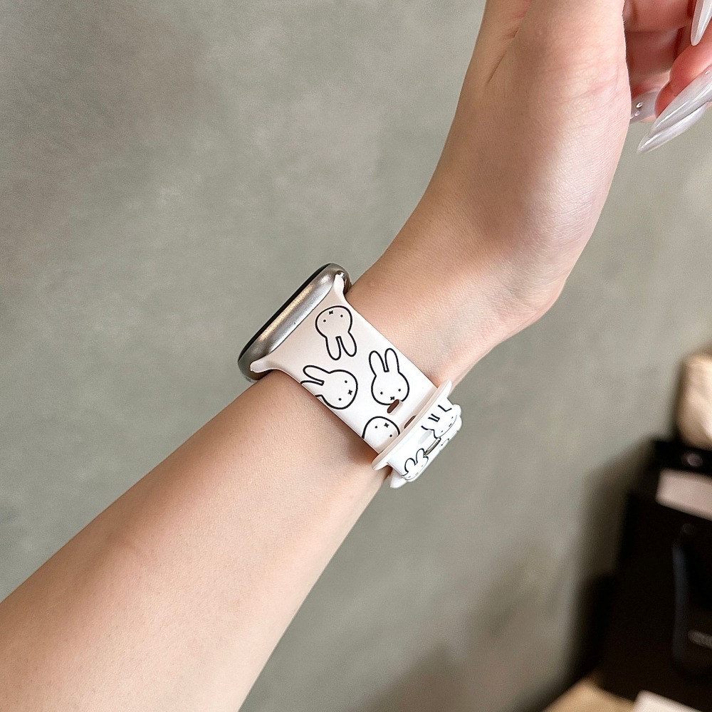 かわいいミッフィーウサギの漫画風ウォッチバンド、Apple  - Apple Watch Band のレビューと価格