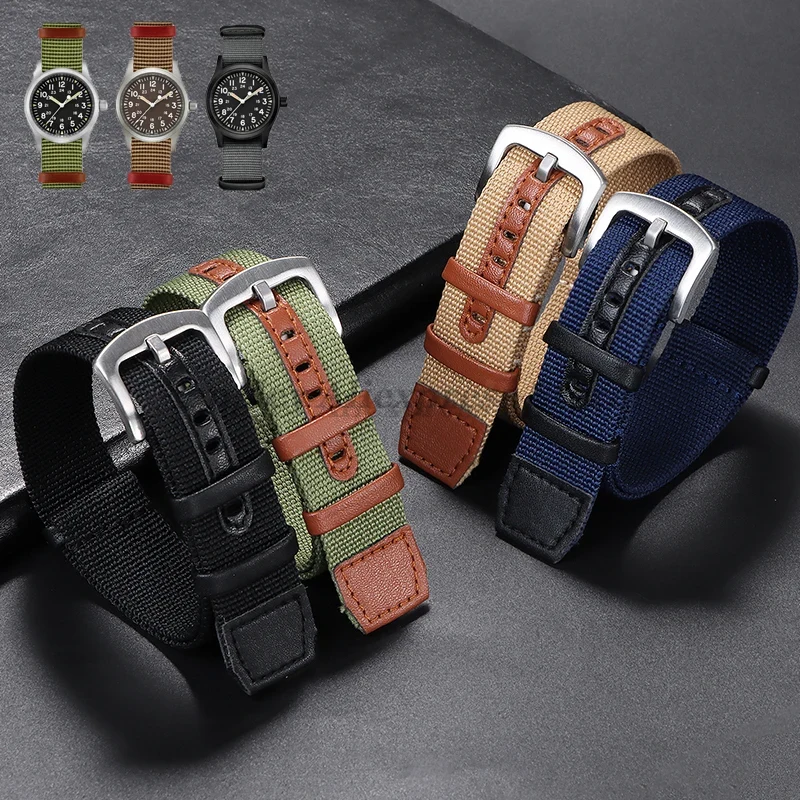 20 ミリメートル 22 ミリメートルキャンバスナイロンパッ - Watches Rolex Smartwatch のレビューと価格