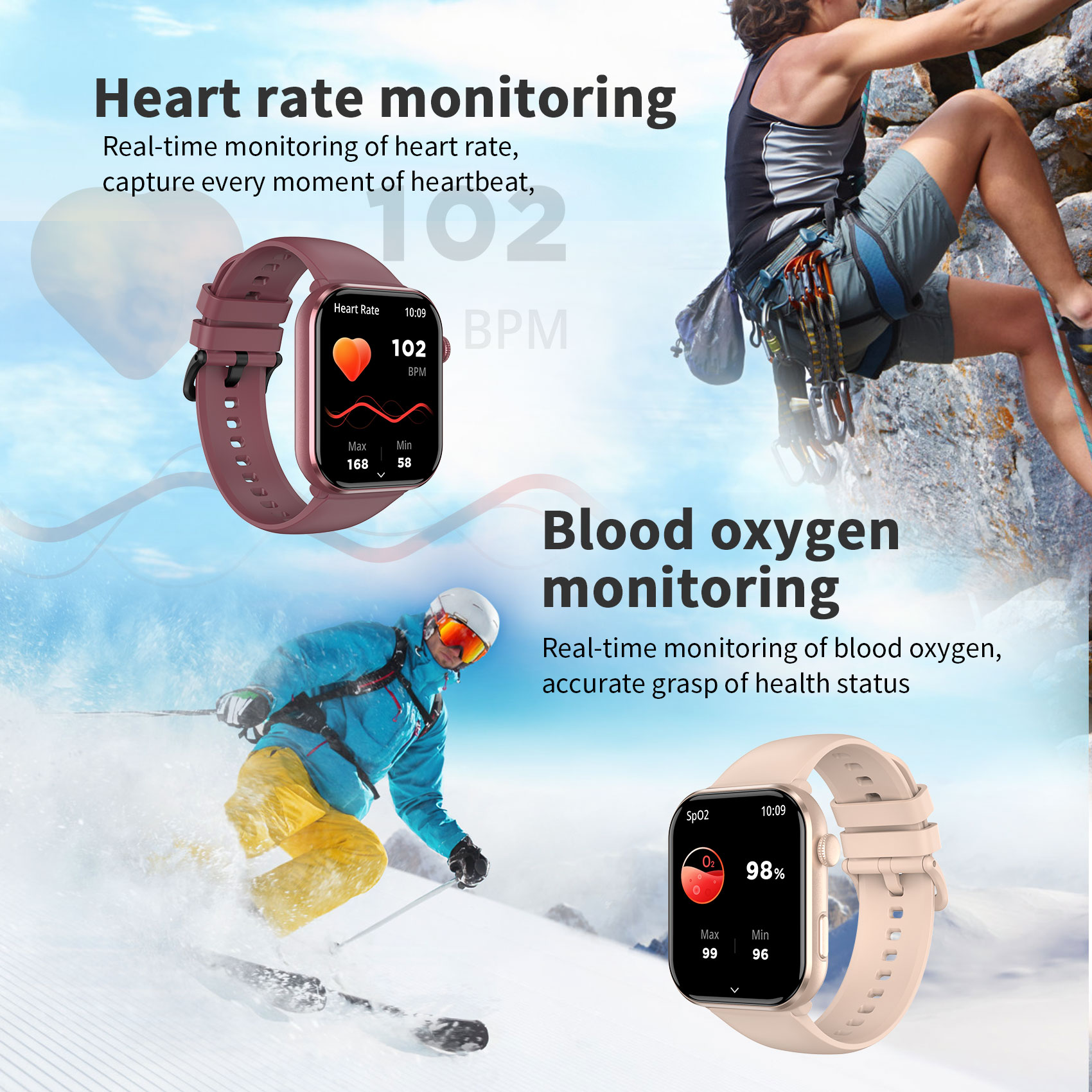 Blackview R60 Bluetooth 通話スマート - Smartwatch Square Watches For Men のレビューと価格