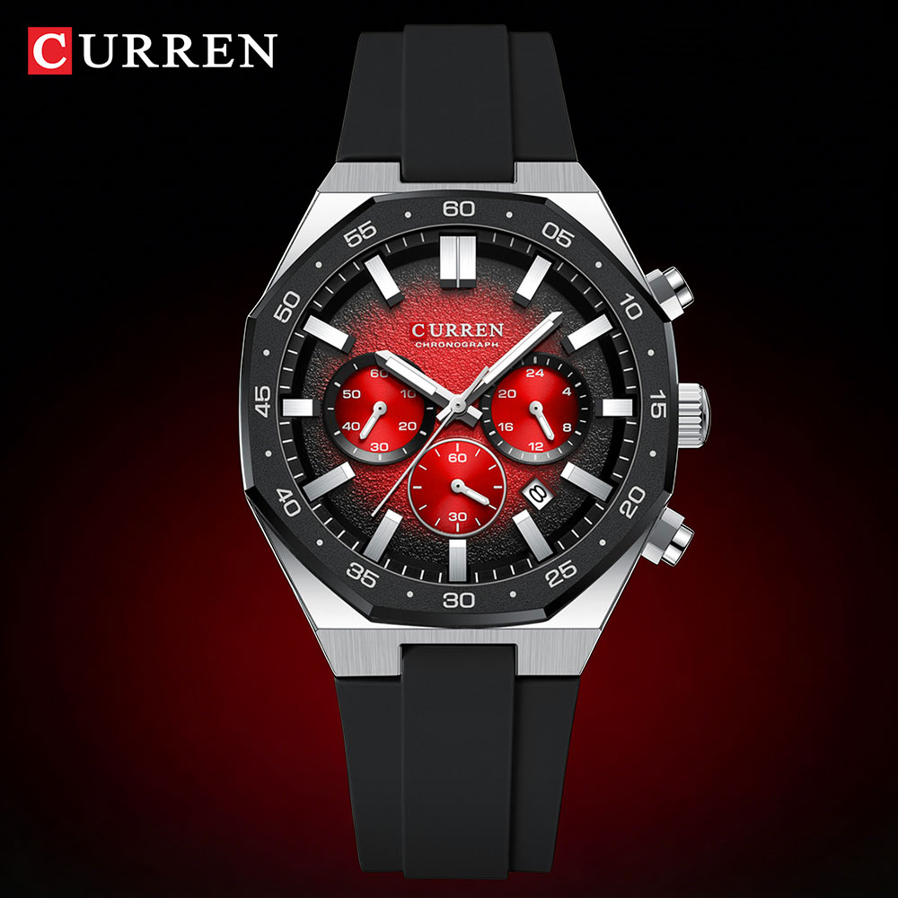 CURREN ファッションカジュアルメンズスポーツウォッチク - Analog Quartz Watch のレビューと価格