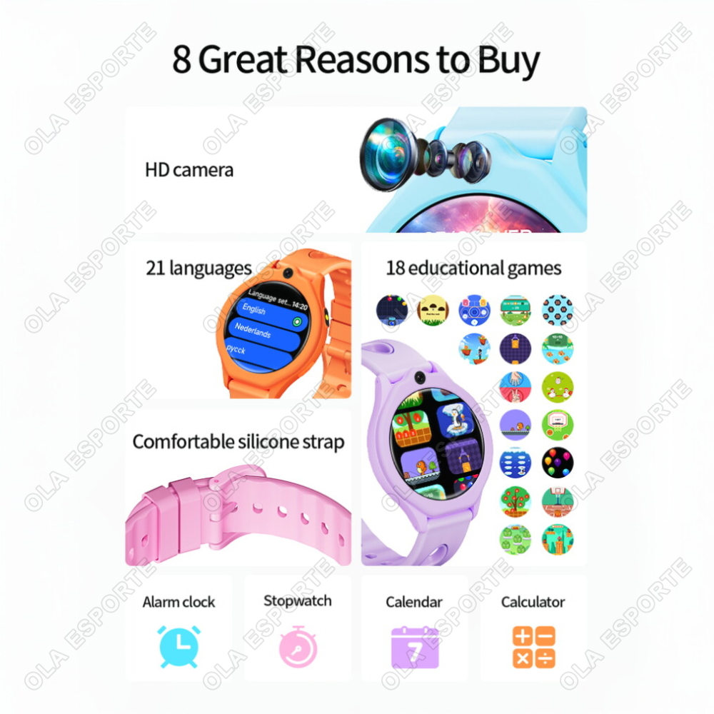 2026年新型子供用スマートウォッチ HDタッチスクリーンカ - Smartwatch Watches Gift For Boys On Birthday のレビューと価格